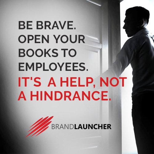 askjongoldman's tweet photo. Be brave, Open your books to Employees. It's a HELP not a HINDRANCE https://t.co/j3PjuYwFuB https://t.co/n4L5j0jg9Y