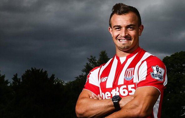 KarenFaz's tweet photo. The last time I saw Xherdan Shaqiri play (last week in Basel) he was playing scrum-half for Switzerland. #builtlikeabrick... #BHASTK #GAWA https://t.co/doKAHRsrKy