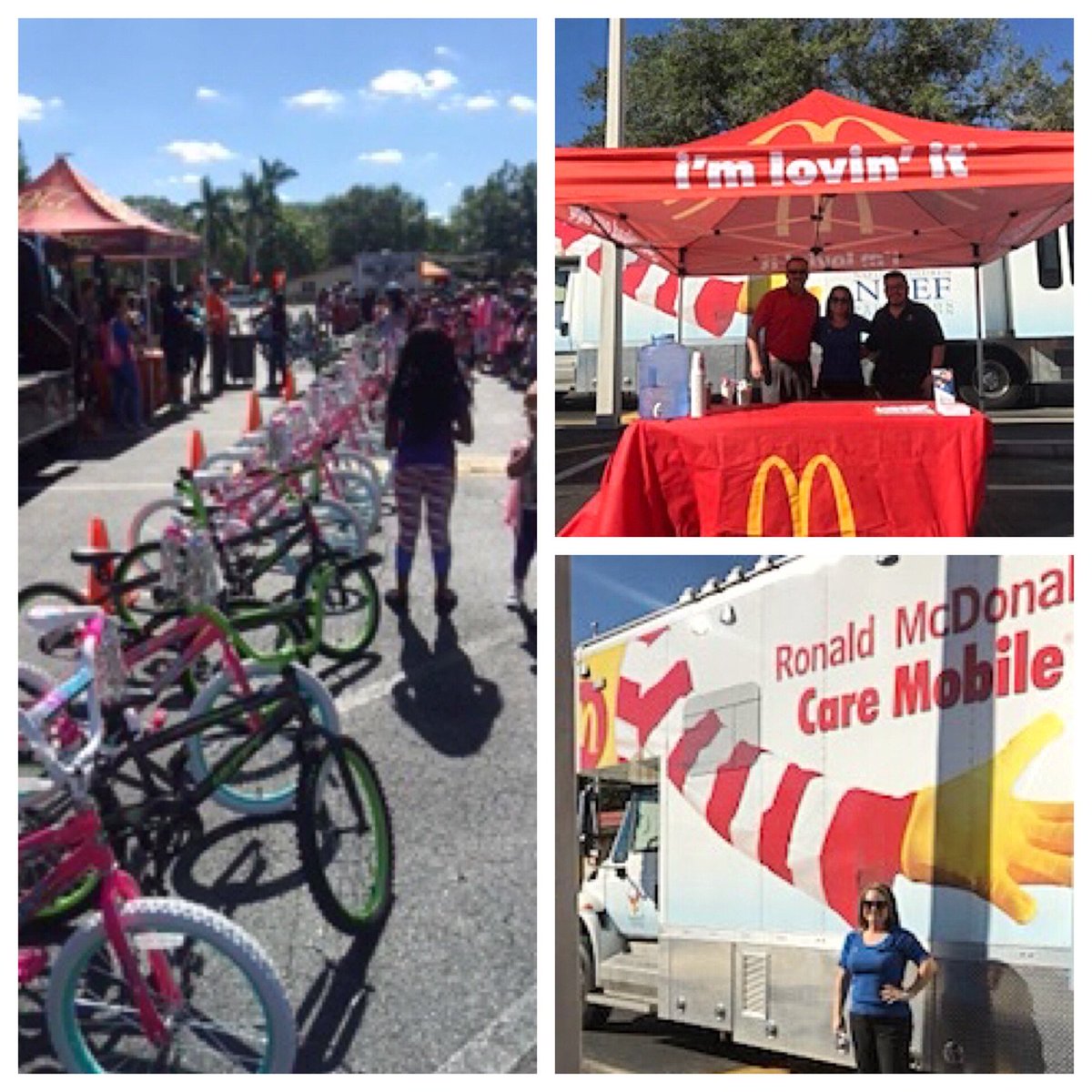 #SWFL McDonald's franchisee, Deana Homsi and her team had a blast sponsoring the IWILL Kids Foundation Bike Rodeo Event this past Saturday!