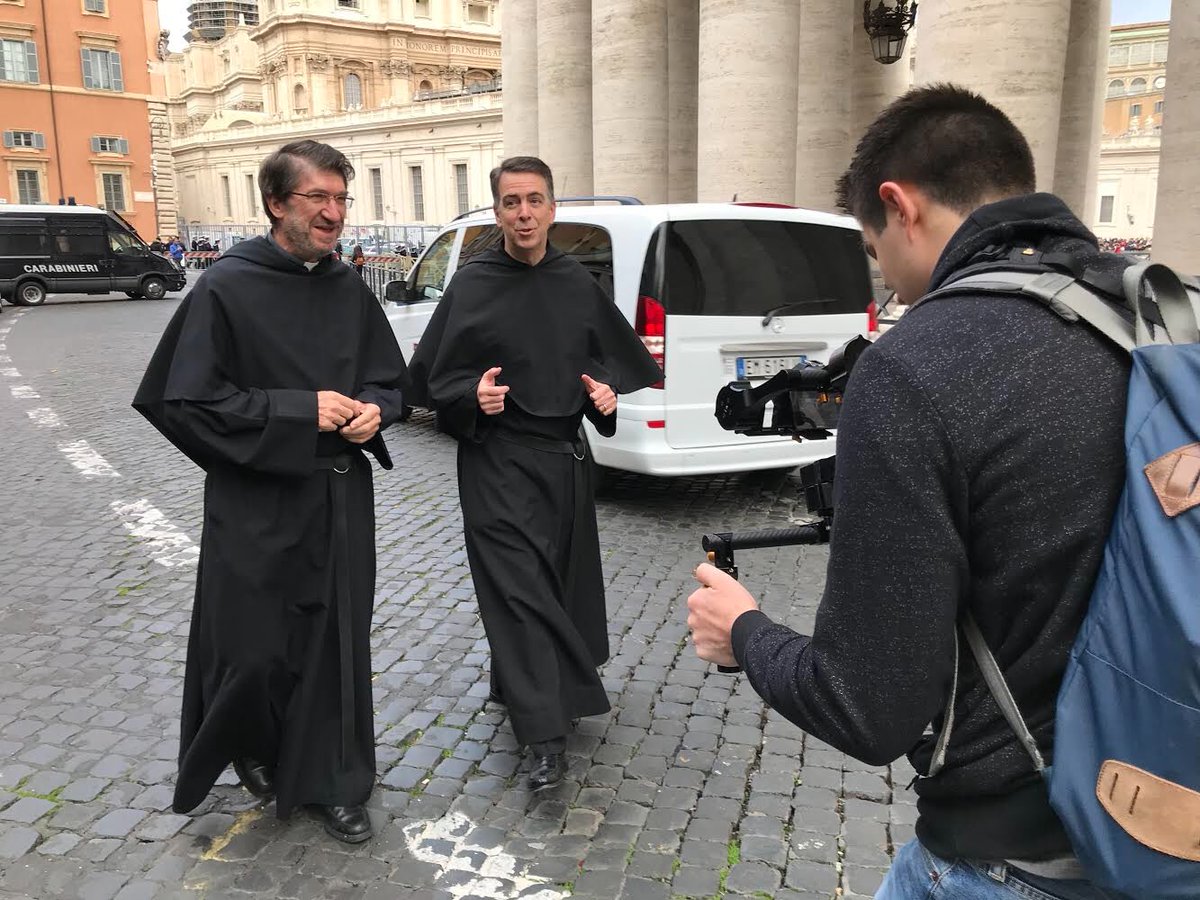 TheWorkShopTV's tweet photo. Rome was breathtaking. We traveled across the sea to capture the brothers of the Order of Augustine. In the effort to help tell their story, our story was changed along the way too. A life changing experience for everyone at the WorkShop. https://t.co/j7sCL2Pc6K