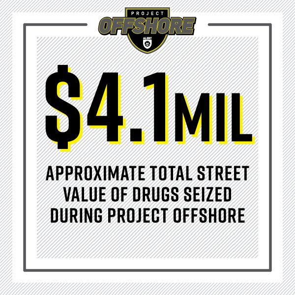 ALERT_AB's tweet photo. ALERT investigators in Calgary have seized an estimated $4.1 million worth of drugs during Project Offshore. More details coming at a news conference later this morning. #yyc #ALERTOffshore https://t.co/HtwSyBQVeX