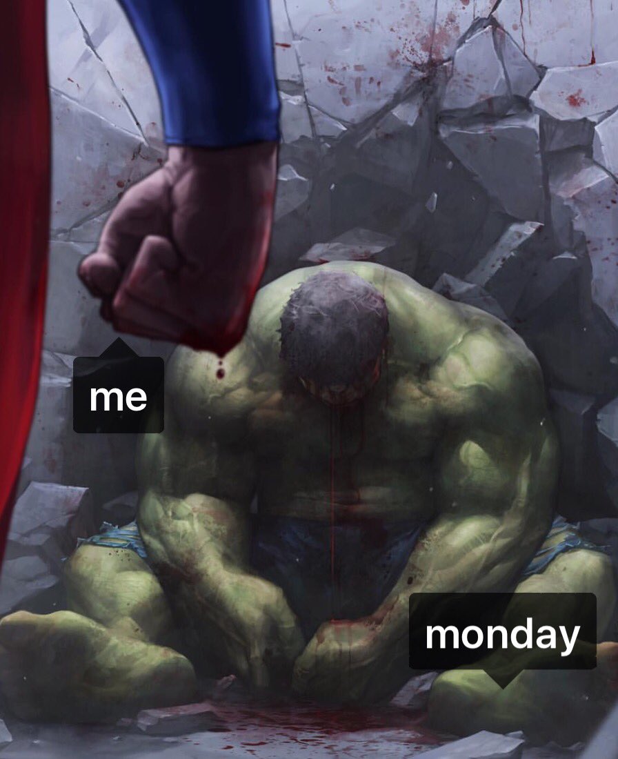 IFLfighting's tweet photo. Monday motivation 💯
#mondayvsme #getit #supermanVShulk  #ufc #mma #marvel #dc #comicfight #superman #thehulk #ko #ktfo #mondaymotivation https://t.co/gULoQnWv8o