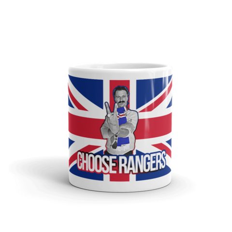 🇬🇧 CHOOSE RANGERS
☕️ COFFEE MUG.
💰 Regular price: £6.99.
🔉 PayPal Available. 

Use code 'BLACKFRIDAY' to receive 10% off. 
 
Order HERE: footballcultureshop.com/collections/mu…