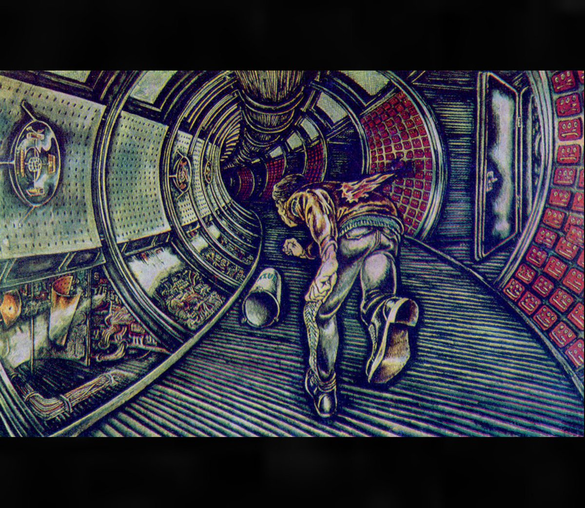 MrEwanMorrison's tweet image. I can't believe these actually exist. Original concept art for Andrei Tarkovsky's film SOLARIS (1972) from the archives of Mosfilm. They were created by Mikhail Romadin (1940-2012) and are not at all what you'd expect.