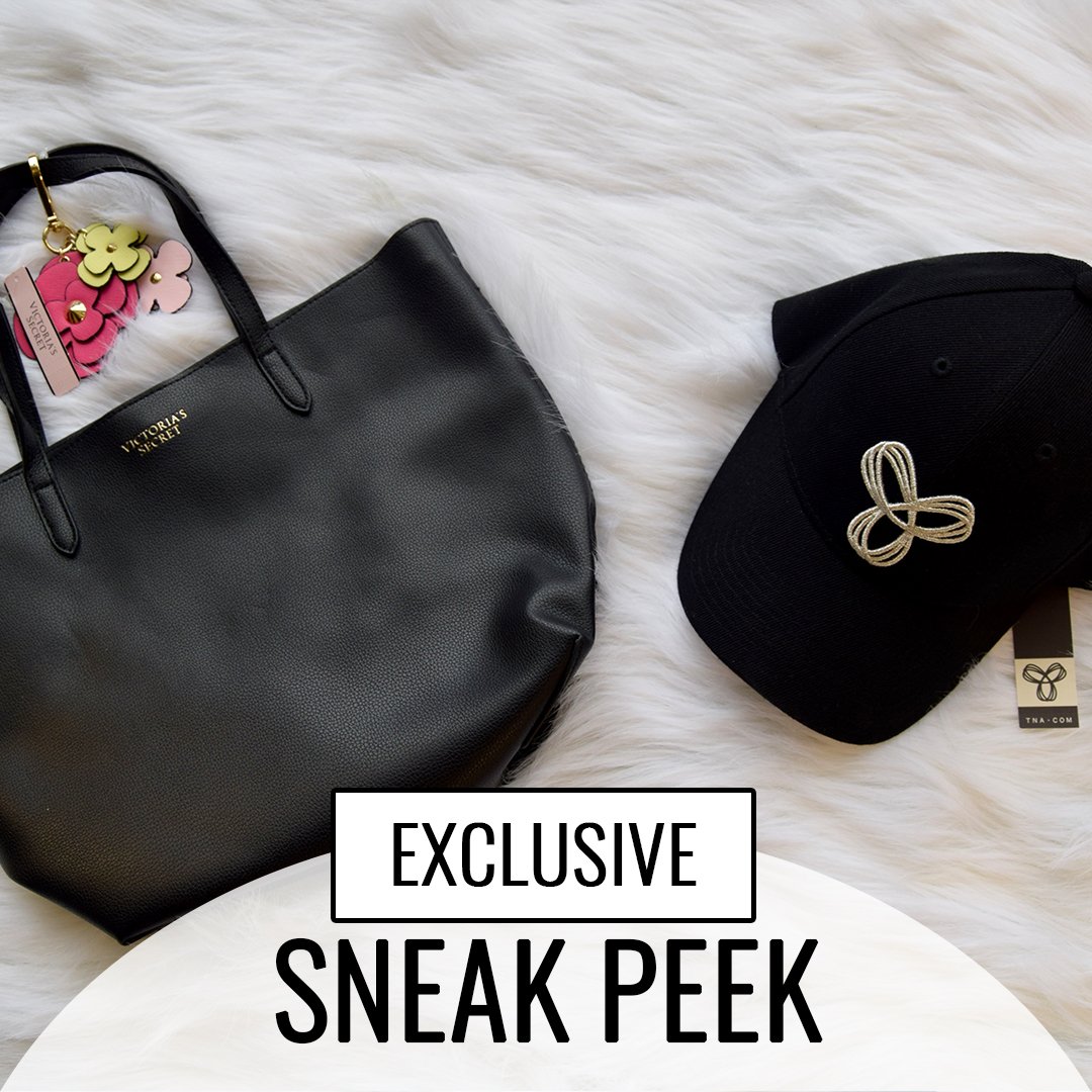 PlatosBarrhaven's tweet image. Shop jaw-dropping NWT items at our epic event this Saturday. Be there or be...missing out on amazing deals! #PlatosClosetBarrhaven #simpleconcept #shoptilyadrop #sneakpeek #nwtgiving2017pcbarrhaven // #VS purse, $20 // #TNA hat, $10 //