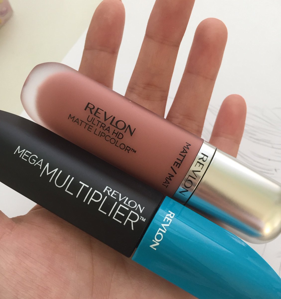 <a href="/SabrinaAnnLynn/">Sabrina Carpenter</a> <a href="/revlon/">Revlon</a> <a href="/gofooji/">Fooji</a> #WhyCarpenters lipstick and mascara. it’s absolutely perfect.