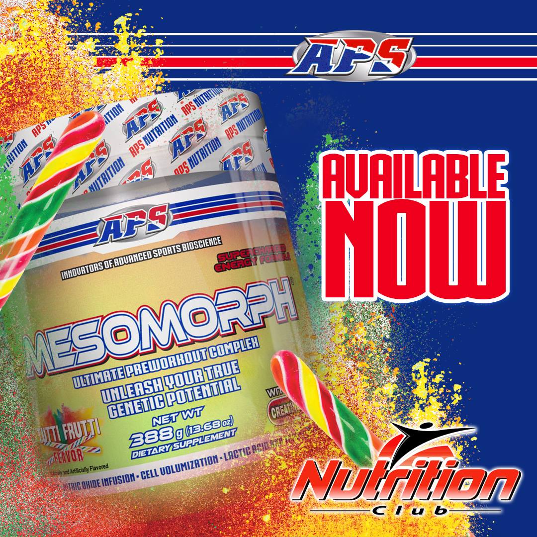 Check out the all new #TuttiFrutt #Mesomorph from <a href="/APSNation/">APS Nutrition</a>! Now available in Canada!