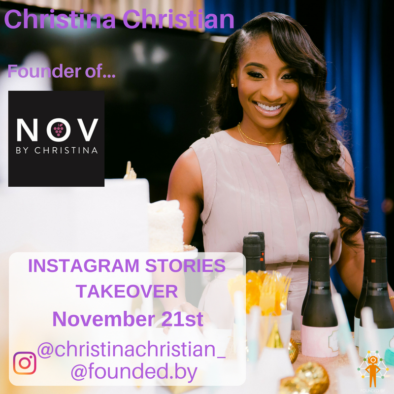 founded_by's tweet photo. Tomorrow, Christina Christian will take over Instagram Stories and we're thrilled to learn more about Nov by Christina! https://t.co/xSmXG6Za4V