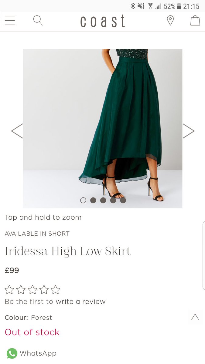 RhiannonGW's tweet photo. @Coast_Stores will this beauty ever be in stock? I have been waiting for 7 weeks now.. If not I need to return the matching top! 😢 https://t.co/VoZiA8Cb4b
