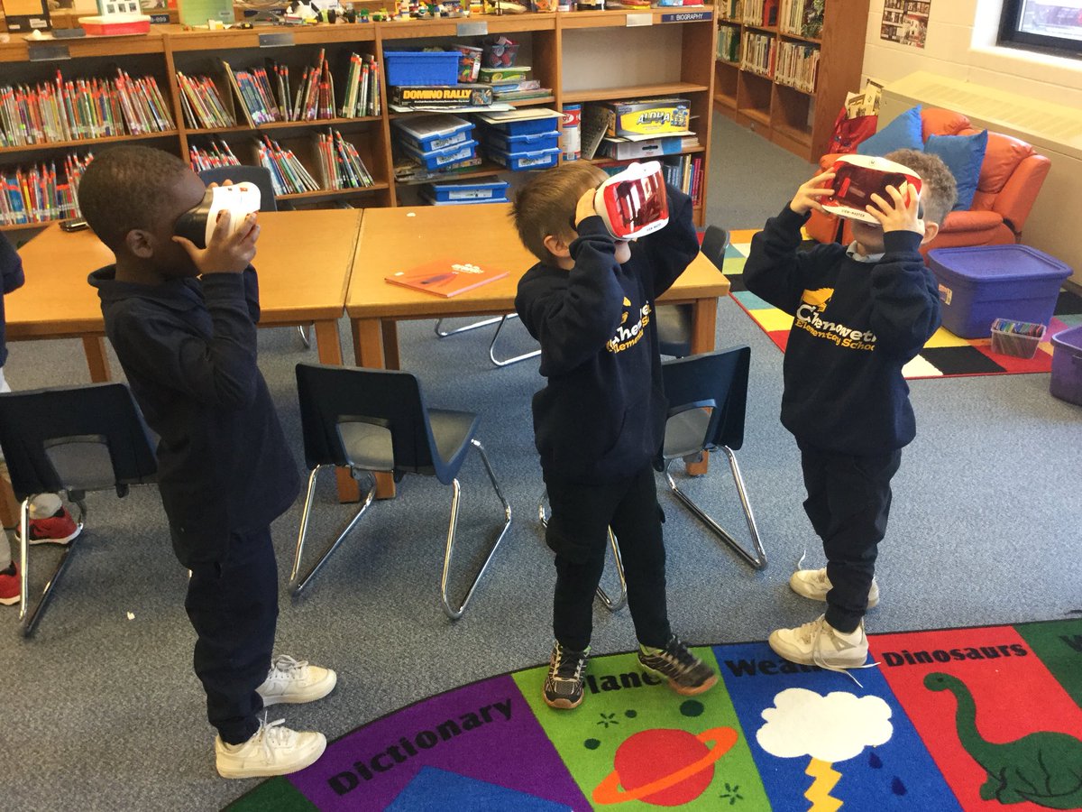 ChargerLMS's tweet photo. Our students were so THRILLED to use @Google Expeditions for the first time today! Many more trips to take, what an amazing opportunity for our super kids @chenowethes #jcpslibraries #googleexpeditions #makerlibrary https://t.co/EL5TXkCvPE