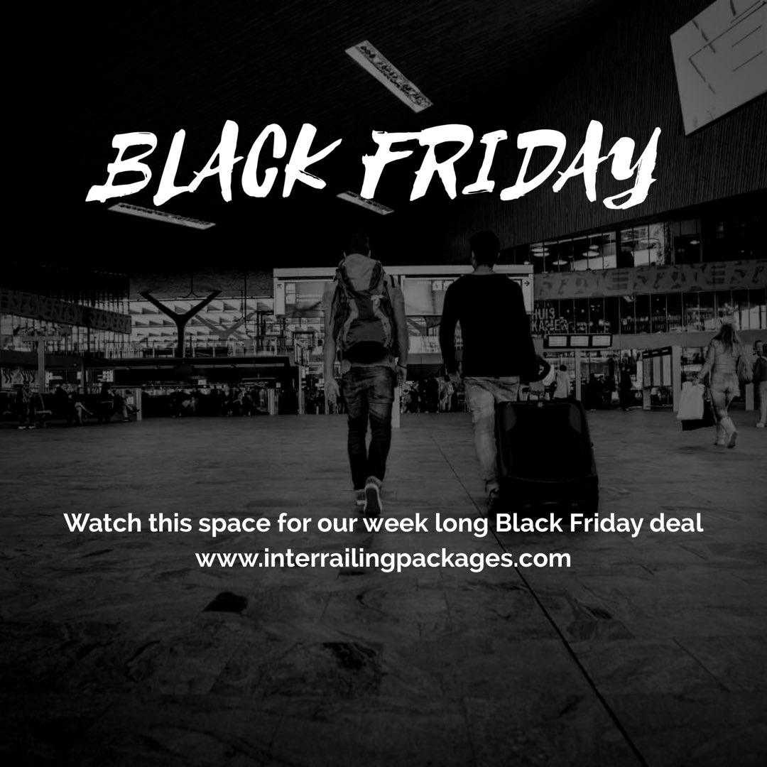 InterRailingPac's tweet photo. Black Friday is coming...
#interrail #interrailing #interrailingpackages #blackfriday #travelday #europe2017 #interrail2017 https://t.co/Ji7axa08VV