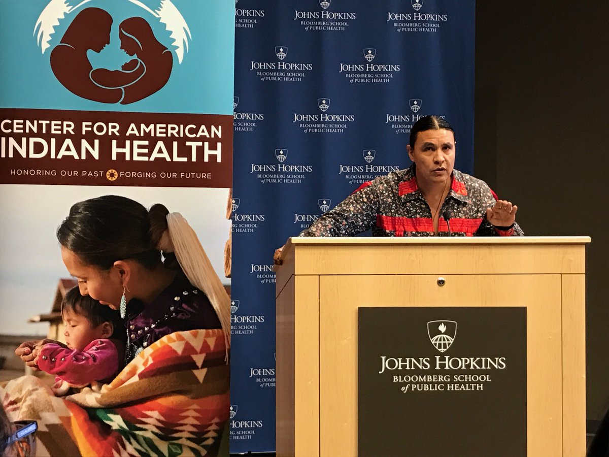 JohnsHopkinsSPH's tweet photo. @ChaseIronEyes .@ChaseIronEyes says 843 people are facing criminal charges after the #NoDAPL protests. He says: "We must #DropAllDAPLCharges."
๐ฅ๏ธ: https://t.co/xB6HalbAOO https://t.co/EJhW0F9Gr3