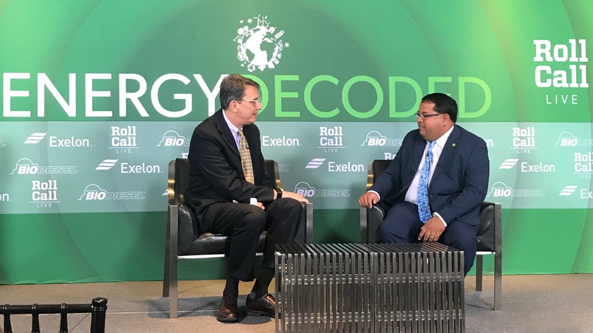 Exelon's tweet photo. We sponsored @rollcall's #EnergyDecoded panel asking experts in the public and private sector about the future of energy. The consensus? Refining existing energy sources, while continuing to pursue new forms of energy, is the key to our clean energy future. https://t.co/KB1zySkhbR