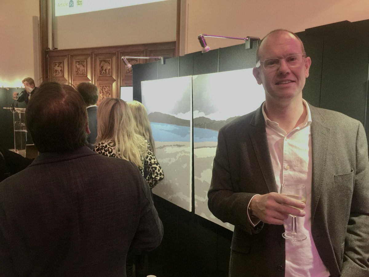 EdFreeman's tweet image. Very happy to find out my painting sold! #10x10Stratford art auction tonight at @RIBA @RIBA_London hq. Well done @Article25 and all the other entrants. Special congrats to  @wale_ian !!