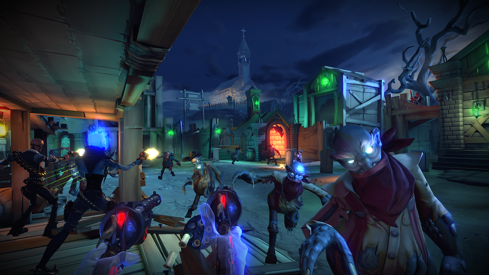 Ever do Virtual Reality? Now's your chance. 
Come down this Saturday from 3-5 and take target practice in the game, "Dead and Buried."
It's been called one of the greatest shooting games ever made.