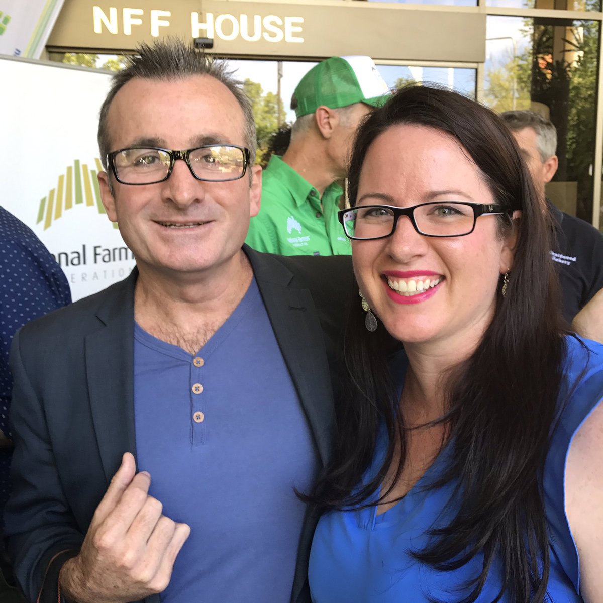 deeboxall's tweet photo. Proud to be celebrating #AgDay in Canberra - best industry in the world! #bepartofit @ColinJBettles https://t.co/8VGkMLo6D2