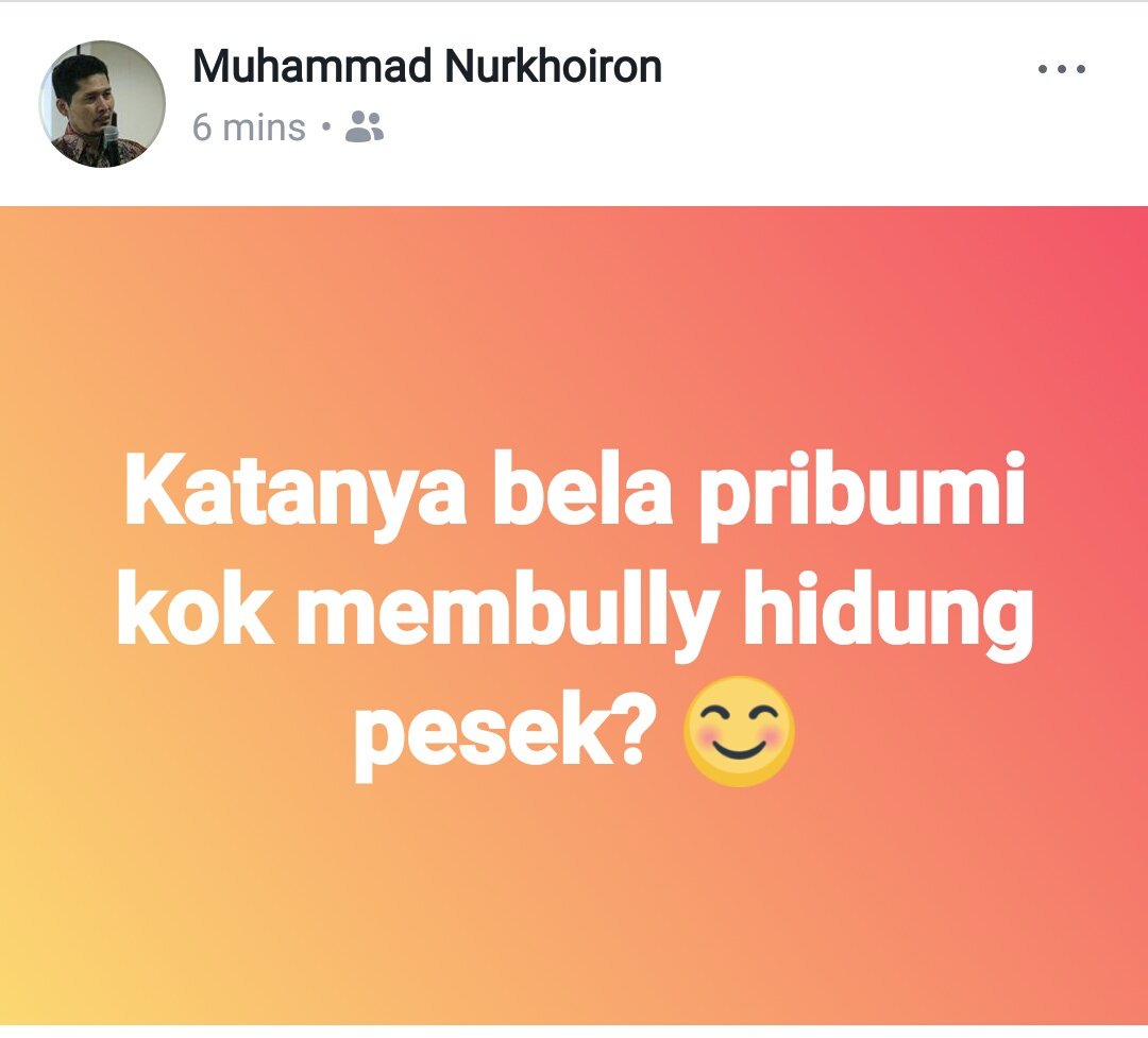 Mohamad Guntur Romli On Twitter Inilah Ironi Ngaku Pribumi Tp