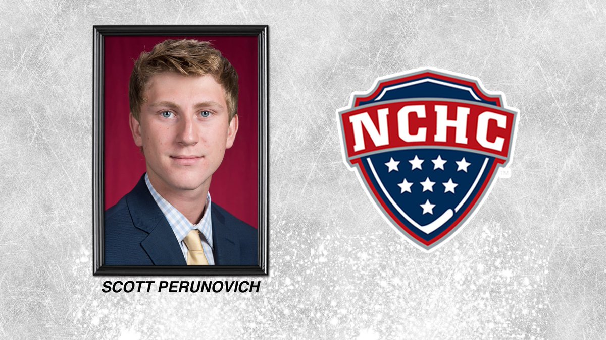 .<a href="/UMDMensHockey/">UMD Men's Hockey</a>'s Perunovich Receives NCHC Defenseman of the Week Citation. bit.ly/2zTR20R