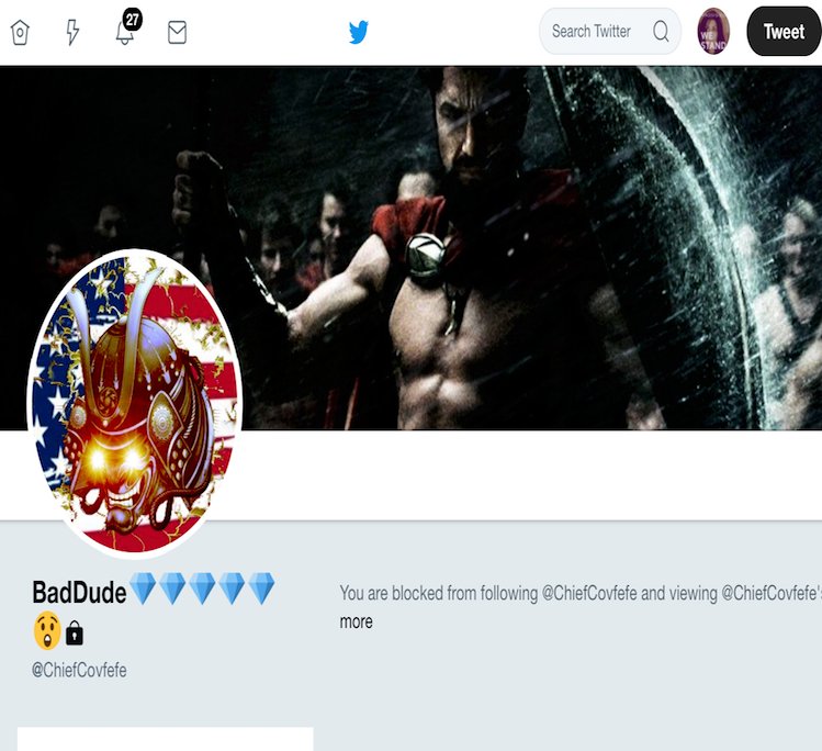dcpoll's tweet photo. @chrisbrad22 Lol. Same.
#BlockedByChiefCovfefe #FuckThatAsshole https://t.co/KMV9DJaP0M