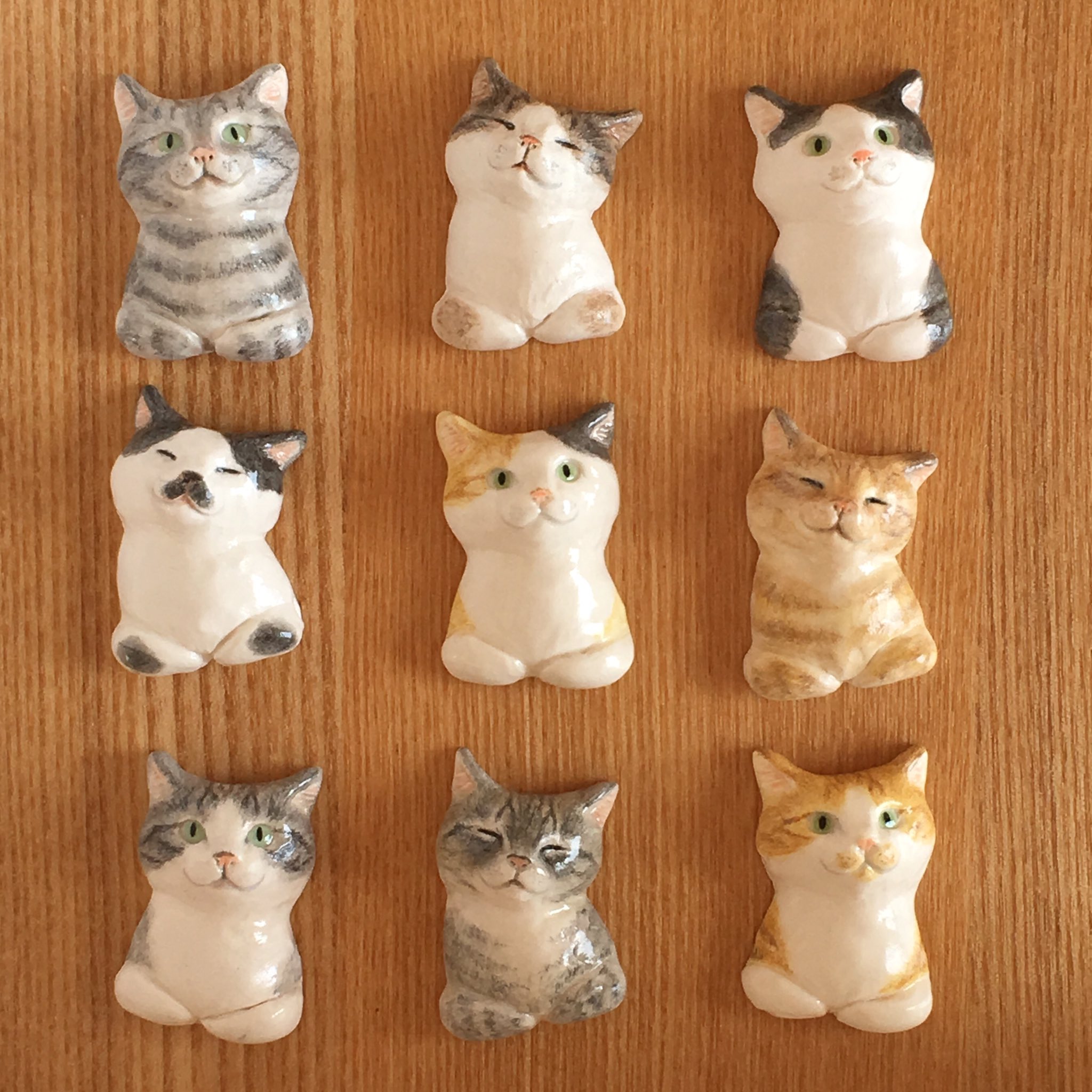 きなこ舎 Auf Twitter 石塑粘土でちいさな猫ブローチを作っています 次回出展予定 12月16 17日 ネコ市ネコ座in神戸 委託ブースのj T Co Au2wvobuyq きなこ舎 ネコ市ネコ座 Thanks Lupopo Cafe 様