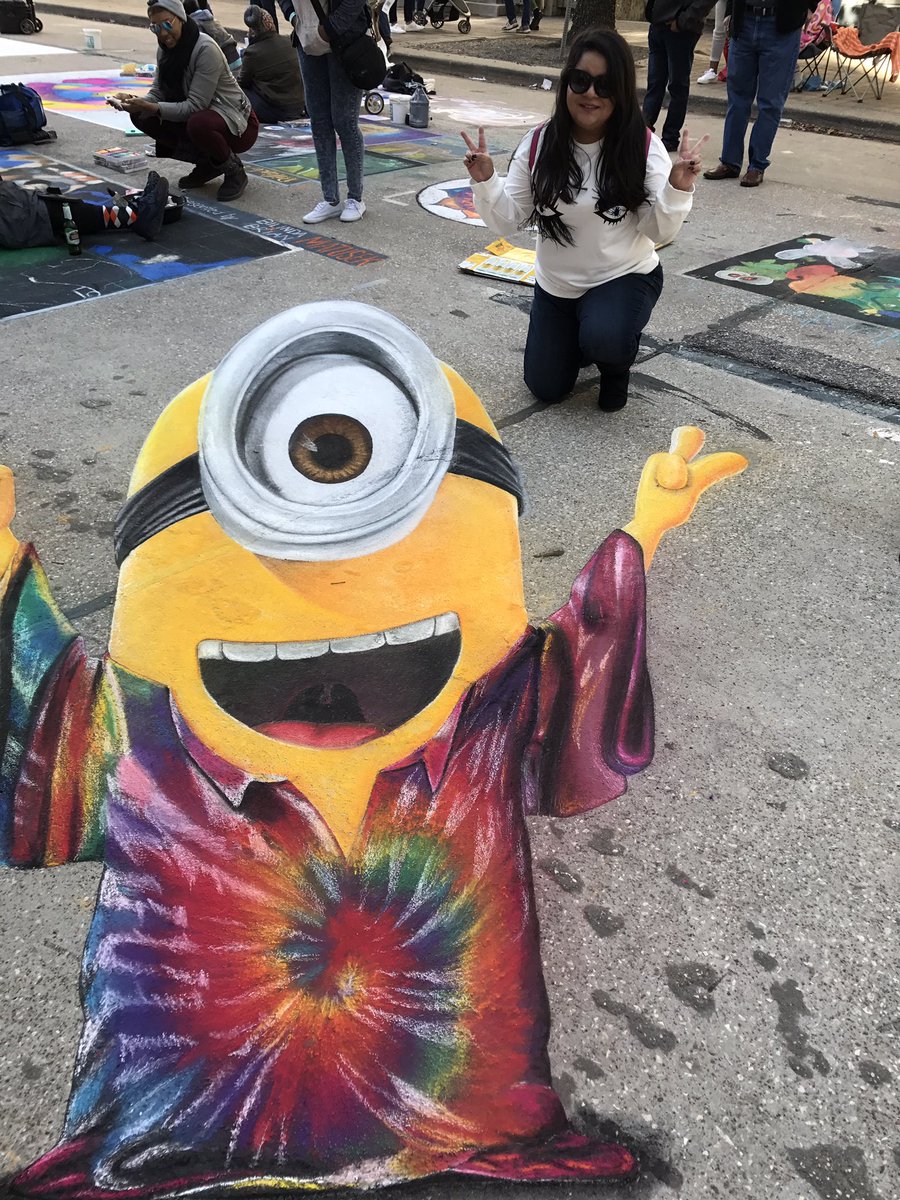 ViriMal's tweet photo. Did you get to attend #HoustonViaColori this weekend? Downtown #Houston was bright in color. Check out some of the pics I took. #Htown https://t.co/hj2pSAe8dg