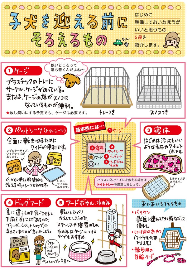 ドッグパラダイス本店 Pa Twitter ｑ 初めて犬を飼うけど何を準備したらよいの 店長の部屋 T Co Huo0orvpr4 子犬 犬 飼い方 準備 店長の部屋