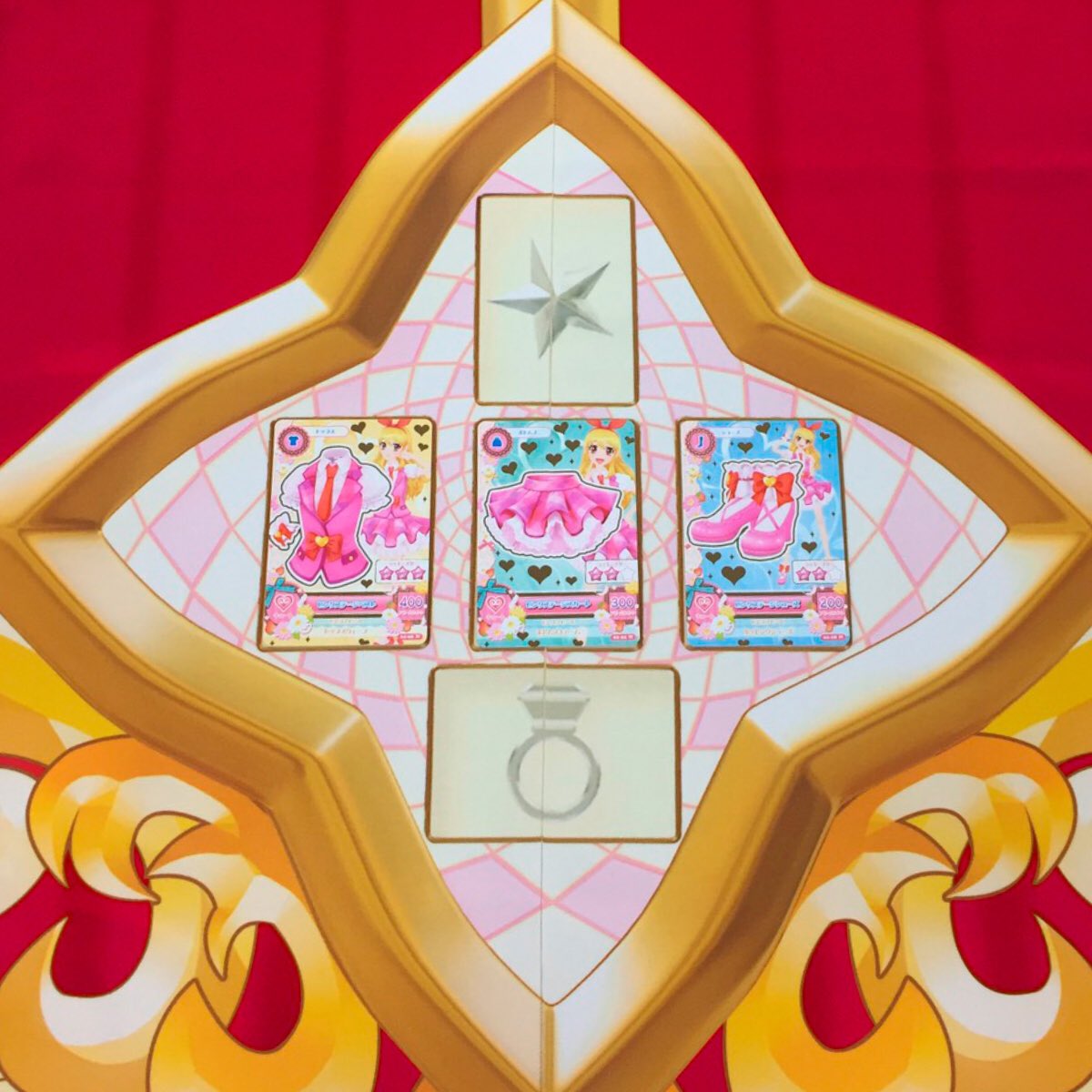 アイカツ ピンクステージコーデ のれんシステム付属 アクリル