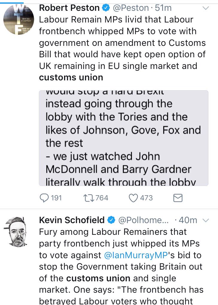 EnjoyFascism's tweet image. Here we go! Literally just as #LabSummer was ending, another coordinated attempt to undermine @jeremycorbyn was beginning. 

The usual suspects🙄

The Labour position on Brexit is far more nuanced than just vote against everything ffs!
