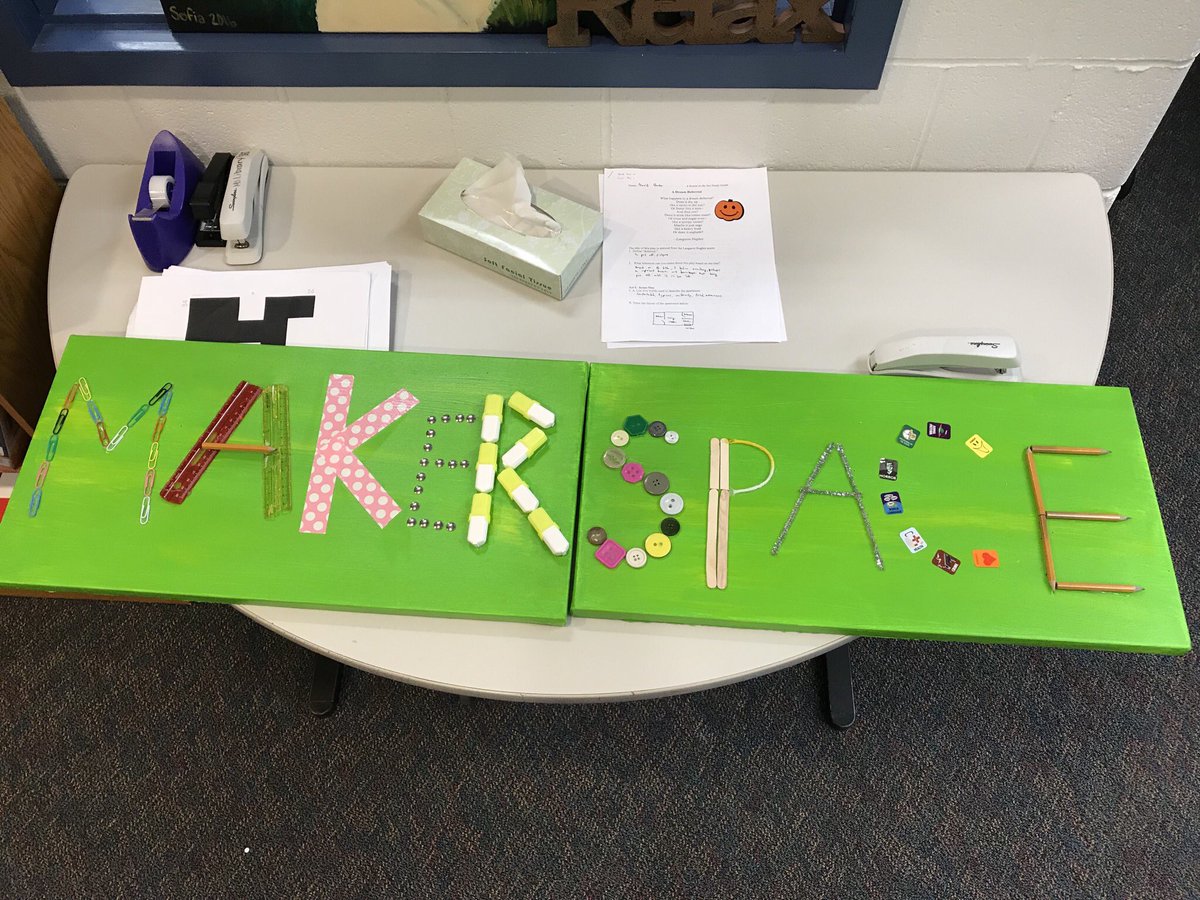 msmignone's tweet photo. Coming soon to your favorite school library! Made with ❤️ by @lindsaybtauber @JerichoMS #jerichoms #jerichomslibrary https://t.co/sRfTXkMuh1