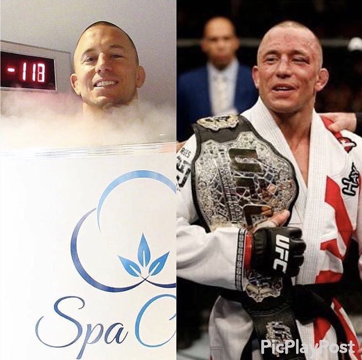 Georges St-Pierre, UFC champion, uses cryotherapy.  #cryo #cryotherapy #wholebodycryotherapy #wellness #cryochamber #cryosauna #recovery #cryospa