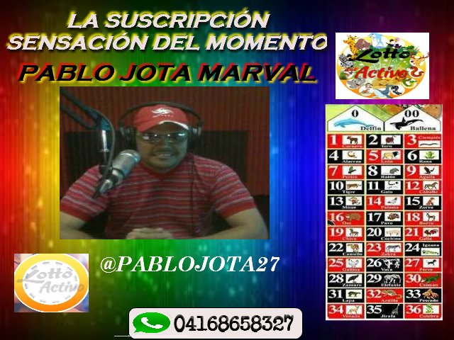 PabloJota27's tweet photo. ((( LA SUSCRIPCION LIDERRRR ))) #LAMASBUSCADA #LAMASSOLICITADA #LAMASCONSULTADA Y Tuuuuu Que Esperas Para Ganar??????? Suscríbete Y GaaNaa: 0416-865-8327 Y NOOO Des Ventajas, "VENTE VIEJA" https://t.co/xQlme3CZZJ
