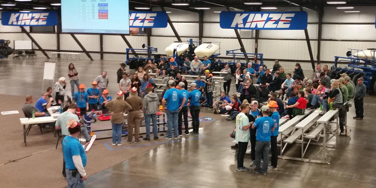 Congratulations to the <a href="/WilliamsburgFTC/">WHS Burgbots FTC</a> robotics team for winning the FIRST Tech Challenge (FTC) hosted at the Kinze Innovation Center on Friday. Fifteen teams from eastern Iowa competed.