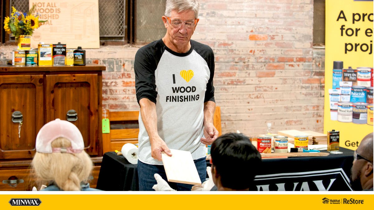 Last month’s Minwax ReStore event featured plenty of inspiration for DIY projects to donate this holiday season! ow.ly/5bRP30gHntT