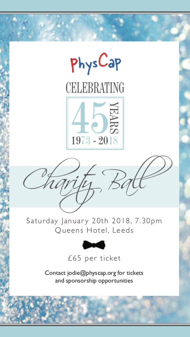 juniorgravy's tweet photo. Delighted that @PhysCapUK have almost sold out their Charity Ball in Jan!!
Only a few tables left, so please get in touch if you want one!! #PhysCap #charity #RT https://t.co/H68fFJhD5d
