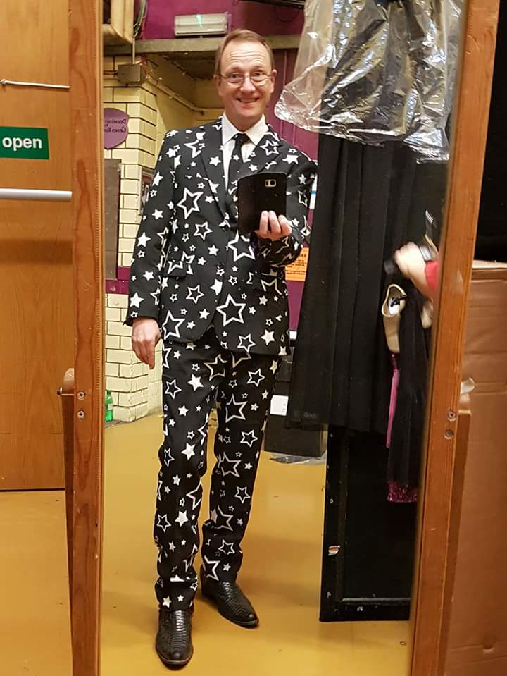 Jealous, <a href="/colinaxelfoley/">Colin</a> ? Compering a dance show themed 'Reach for the Stars!'