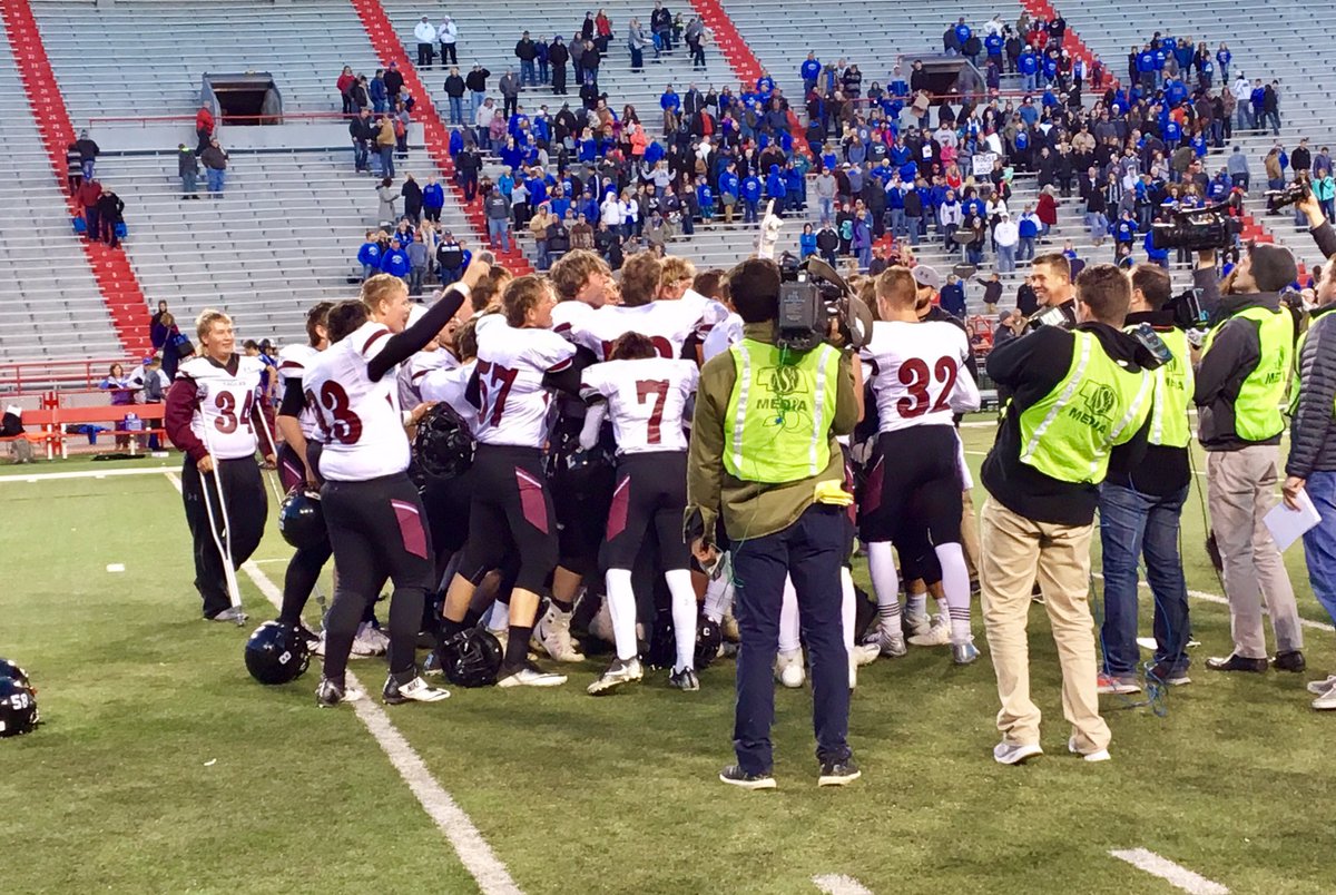 Class D2 State Champions! The <a href="/bds_eagles/">bds_eagles</a> defeat the <a href="/bh_bobcats/">Blue Hill Schools</a> 58-23. #nebpreps