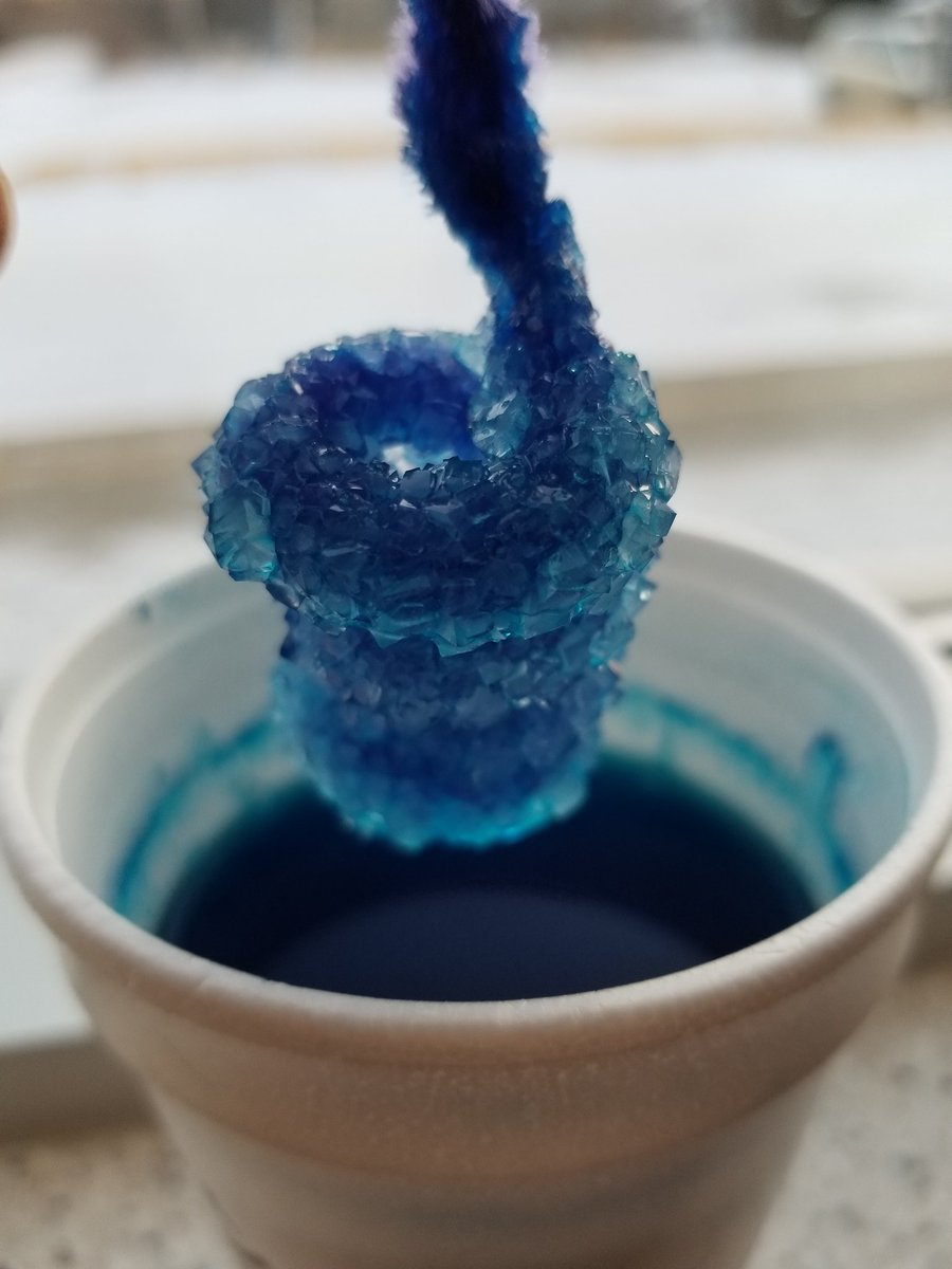 Hollman456's tweet photo. Growing Borax crystals for Grade 5 Science! #psd70 #duffieldschool https://t.co/MC3lqadzS5