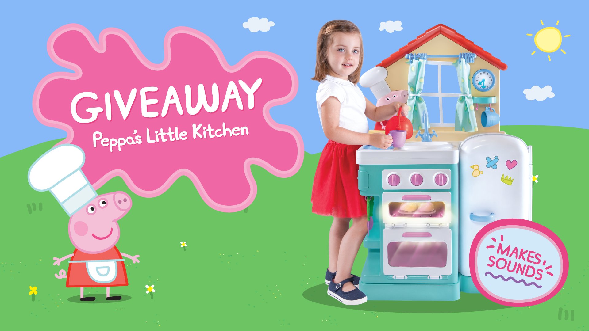 Peppa pig little kitchen 2024 set