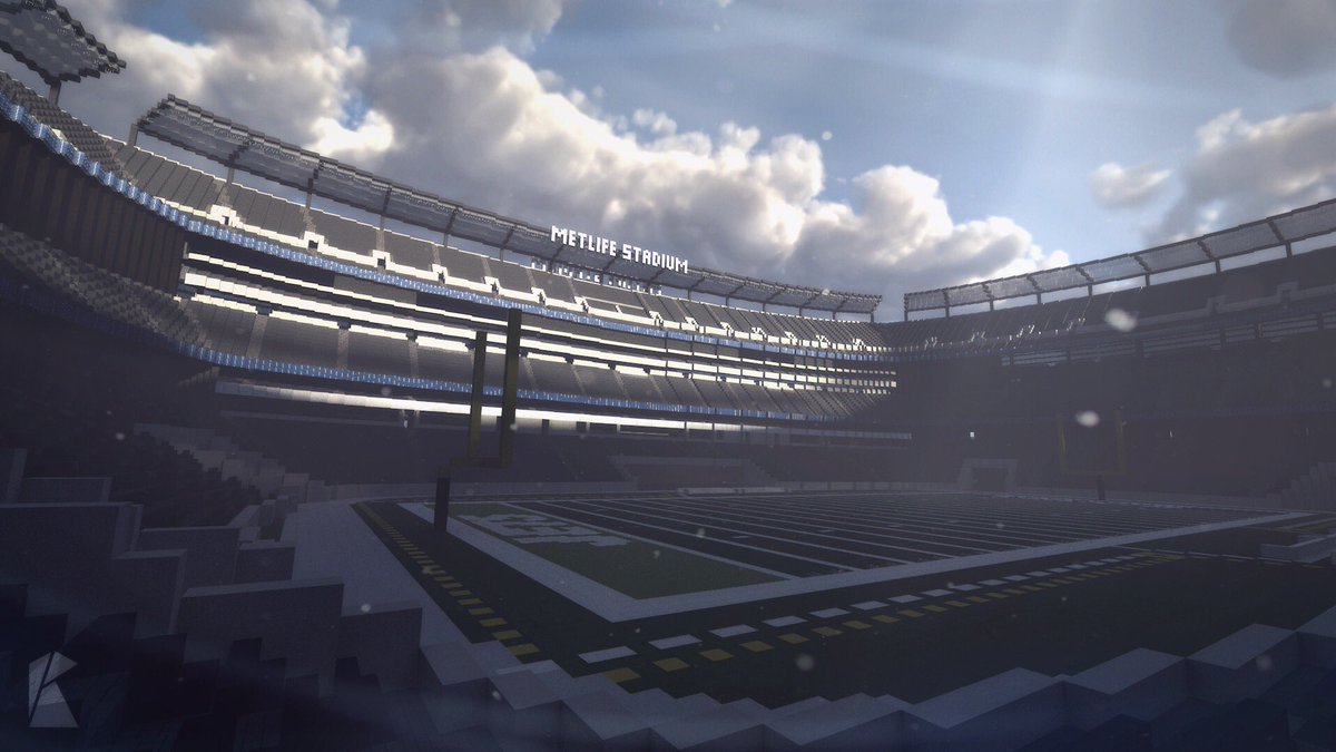 IasTripartite's tweet photo. Thank you all so much for the support you have given on my latest project! 
Name: MetLife Stadium
On: @PlanetMinecraft @Minecraft 
Renders: @RyerTheGreat 
Server: @IASNetwork 
Link: https://t.co/AYxa4BJkb7 https://t.co/DsvomGKke2