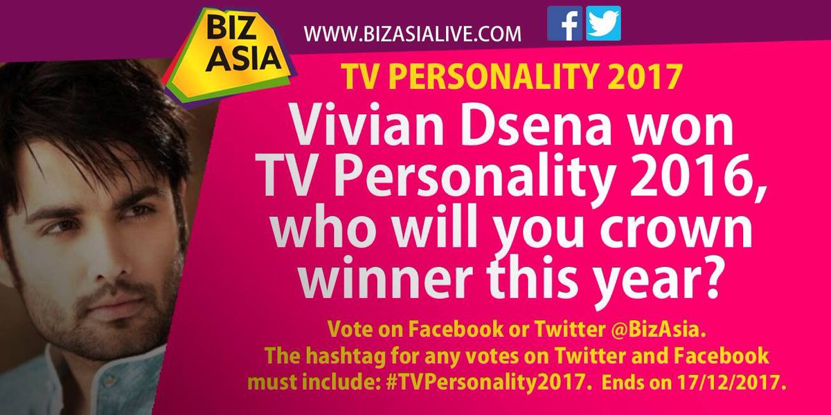 RajBaddhan's tweet photo. Have you voted? #TVPersonality2017 https://t.co/rDH3tdwe4N