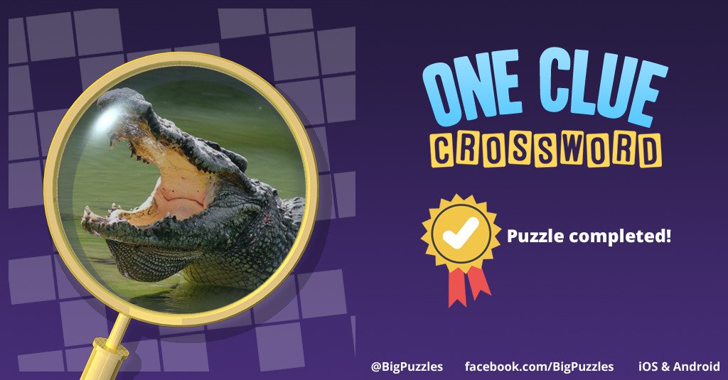feblisafe's tweet image. I completed a puzzle in One Clue Crossword. Play now for free!
onecluecrossword.com #OneClueCrossword