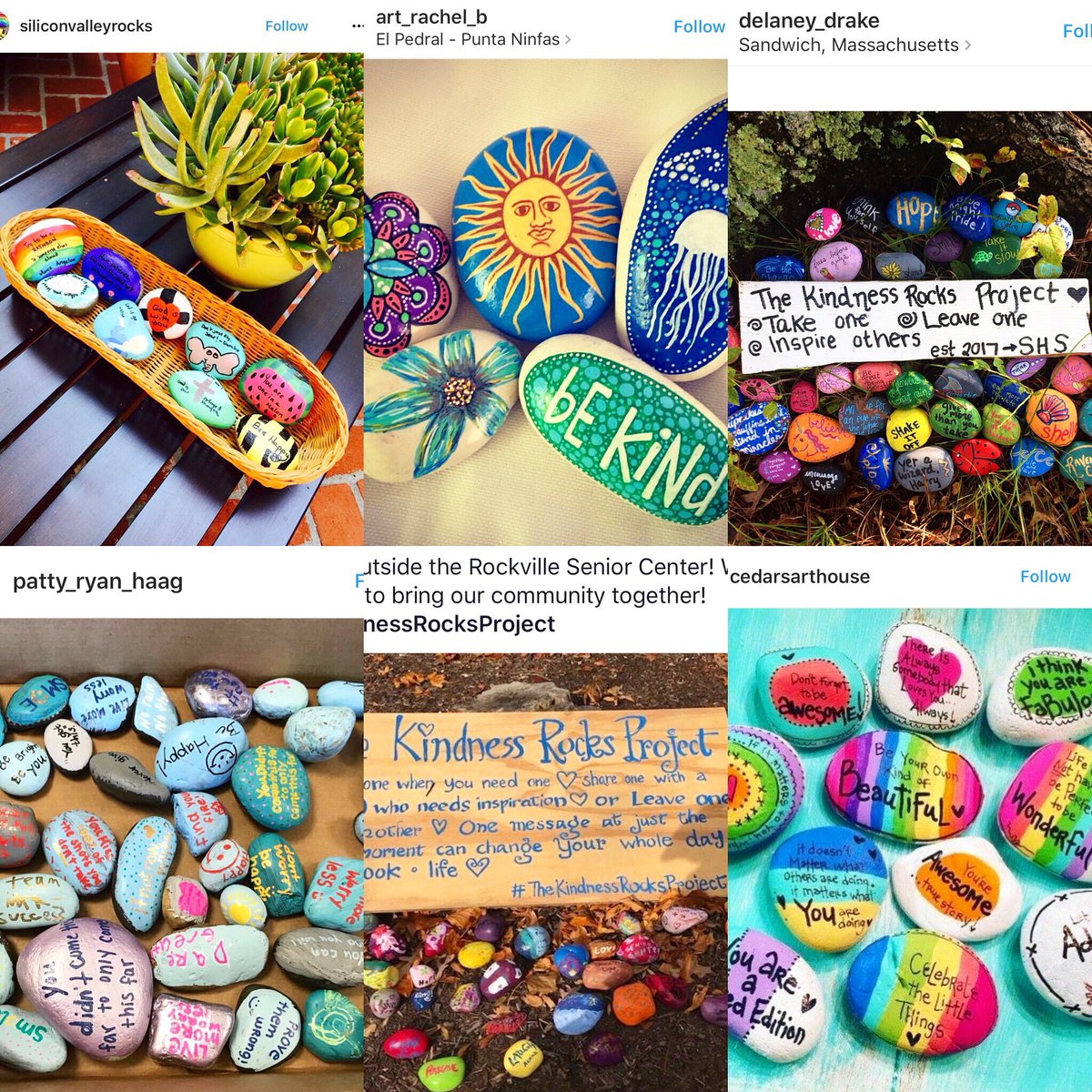 theKindnessrock's tweet photo. Tonight we feature all of the groups creating inspiration Kindness rock gardens from Argentina to Connecticut and everywhere in between๐๐ปโ๐ป๐ #thekindnessrocksproject #growkindness #makekindnessrocks https://t.co/kPMNJc3dJ2