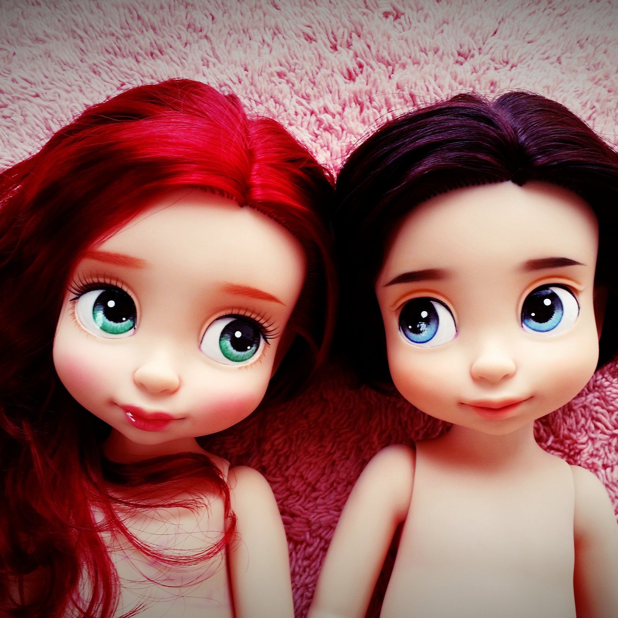 Nico72 Twitterren Disney ディズニー アニメータードール プリンセス アリエル リペイント メイク ヘアカラー カップル T Co Qe9nhs0zwu Twitter