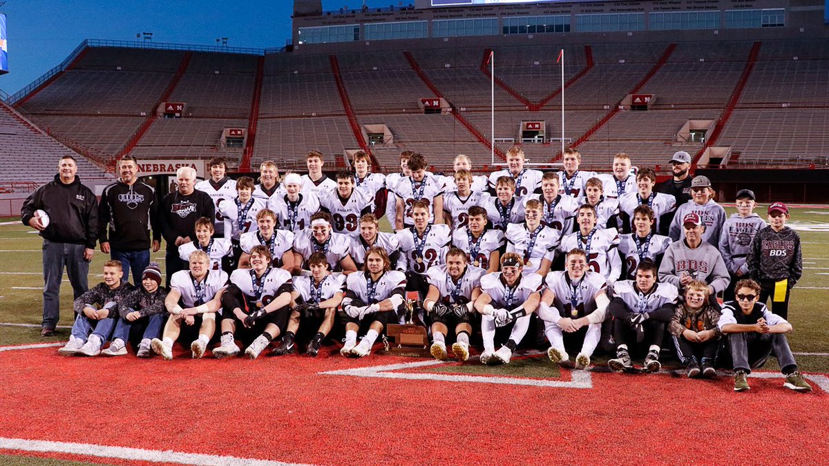 D2 - FINAL: <a href="/bds_eagles/">bds_eagles</a> defeat <a href="/bh_bobcats/">Blue Hill Schools</a>, 58-23, to become 2017 State Champs! Congrats, Eagles! #nebpreps
