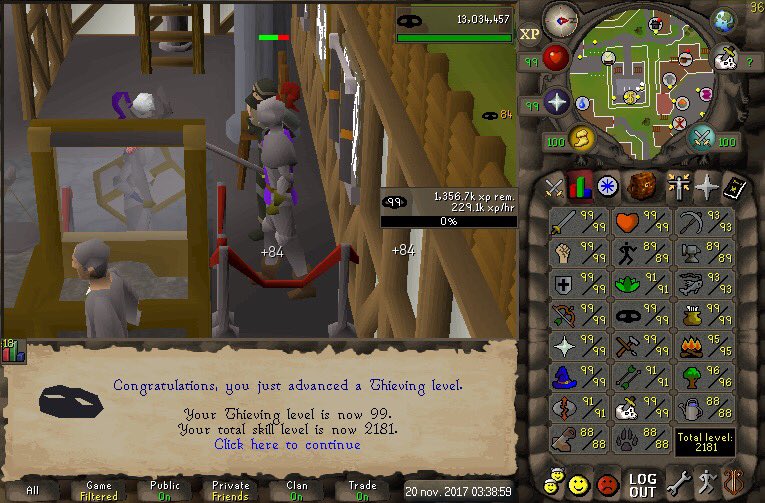 InsurgenceOS's tweet photo. Gielinor Lad coming in with the 99 gains... gratz dude! https://t.co/wIoQDkC7Y9