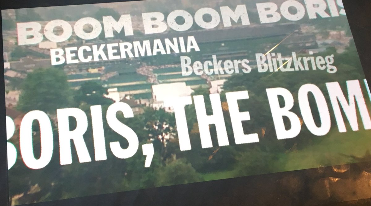 lykkefriis's tweet photo. Efter en lang dag med tysk sonderingssammenbrud - hvilken fornøjelse at se stort Boris Becker portræt over ARD #germanhero Se med https://t.co/VMrWJCla6B https://t.co/sreWzwWwjj