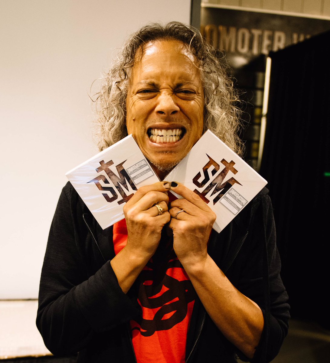 Savage Messiah On Twitter Kirk Hammett With Our New Record Hands