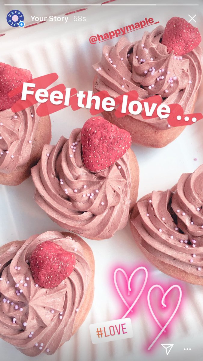 happymaple_'s tweet photo. Feel the #love 💘💘 #happymaple #donuts #australia #vegan #glutenfree https://t.co/uSifO92AyI