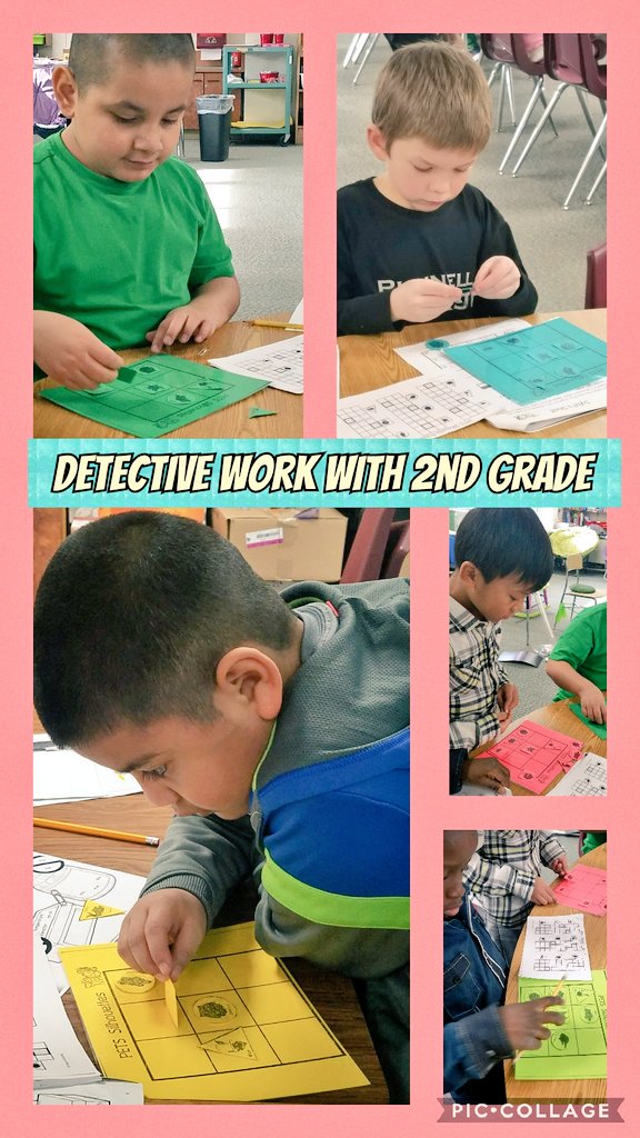 RochatAcademics's tweet photo. These kids know how to use clues to help them solve puzzles in a new way. And I quote "Yay! I DID IT!" -2nd Gr. Ss @SumnerElem #Sumnerstars #Sumnergt https://t.co/sK9ZvMhIcv
