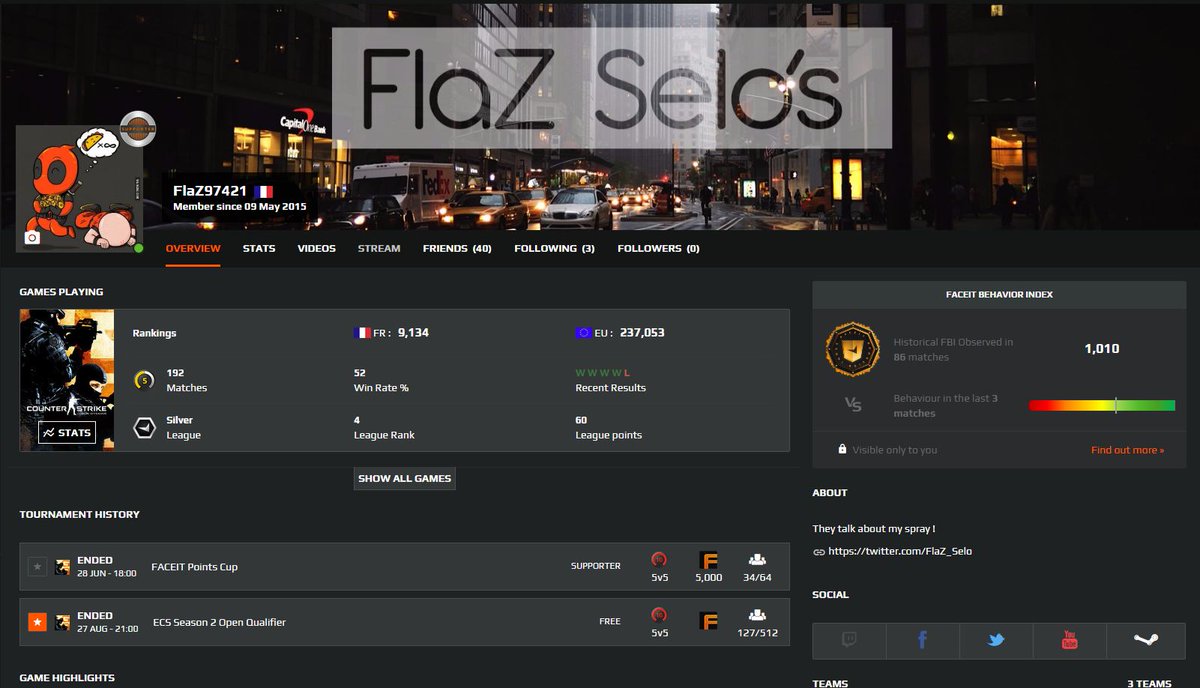 FlaZ_Selo's tweet image. On reprend avec du Faceit ! :) 
pop league argent :) 
- currend rank silver league = 4
- league point = 60
------------------------------------
récompense: 
-1st: 18 000 faceit
-2nd 10 000 faceit
-3rd 6000 faceit
-4th 4000 faceit
......
#CSGO
#FlaZ_Selo
#FACEITCSGO
@FACEIT